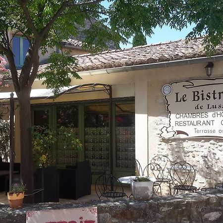 Auberge Le Bistrot De Lussan Lussan  Zewnętrze zdjęcie
